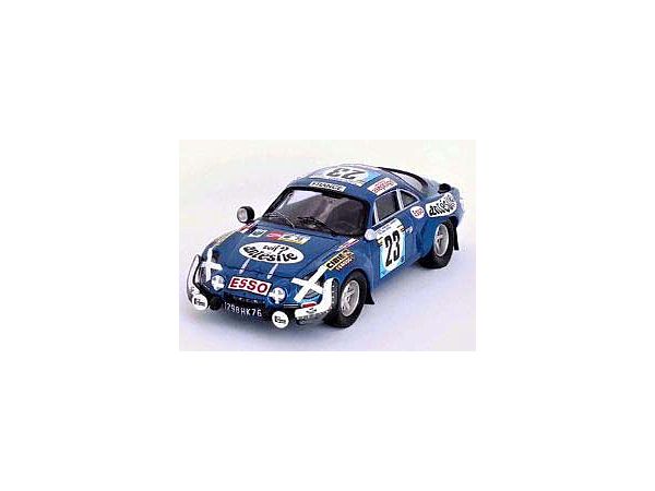 1/43 アルピーヌ ルノー A110 1975年サファリラリー 13位 #23 Bob Neyret / Jacques Terramorsi