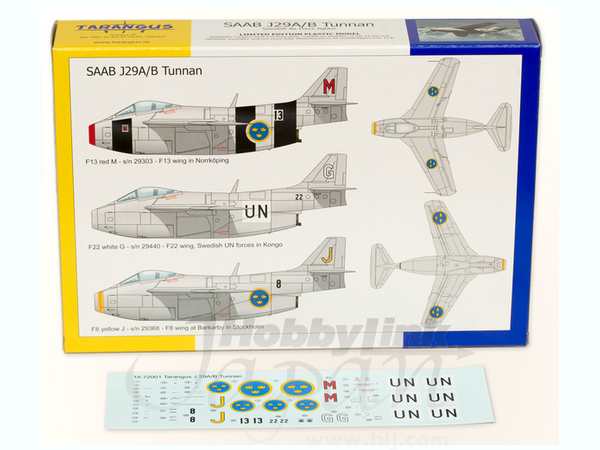 1/72 サーブ J29A/B トゥンナン 戦闘・攻撃機