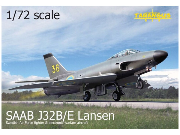 1/72 サーブ J32B/E ランセン戦闘機/電子戦機