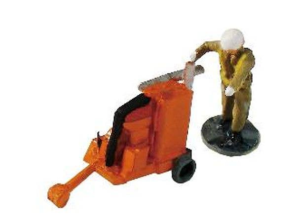 道路工事用機械 B 道路カッター / 作業員1体