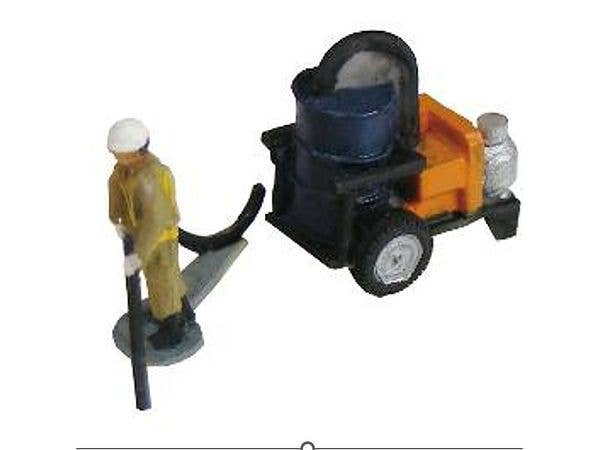 道路工事用機械 C 乳剤散布機 / 作業員1体