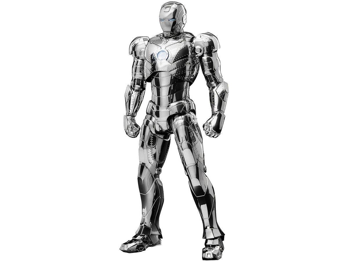 1/12 The Infinity Saga: DLX アイアンマン・マーク2 (クローム・エディション)