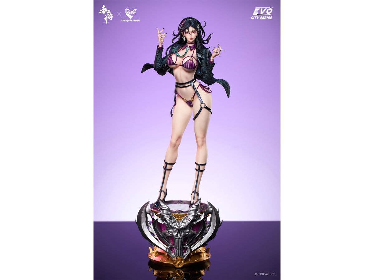 1/4 suit thug(スーツ・サグ) 風雨蘭(ふううらん) スタチュー(ブラックコートVer.)