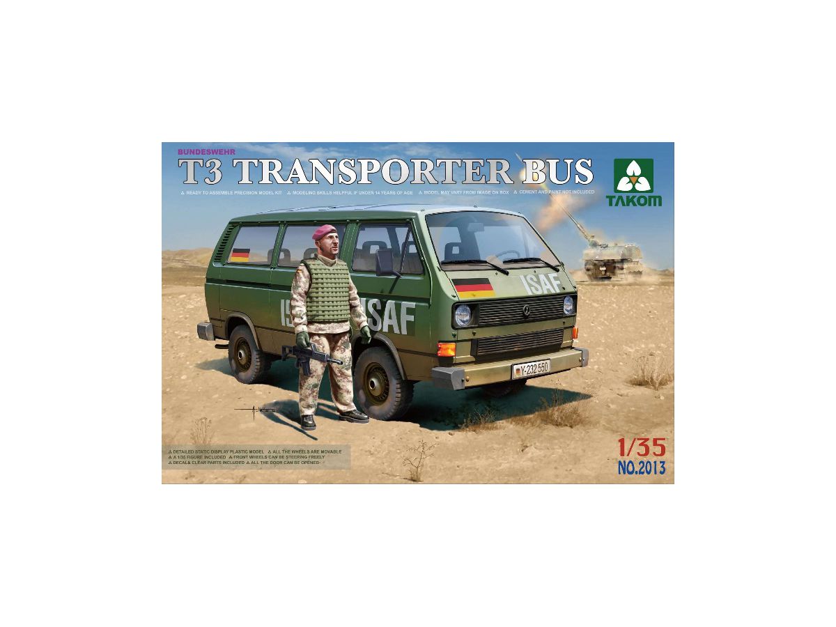 1/35 ドイツ連邦軍 T3 トランスポルター バス (フィギュア付) (再販)