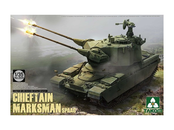 1/35 イギリス対空戦車 チーフテン マークスマン