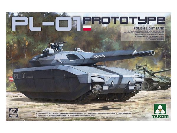 1/35 ポーランド軍 PL-01 試作軽戦車 ステルスタンク (再販)