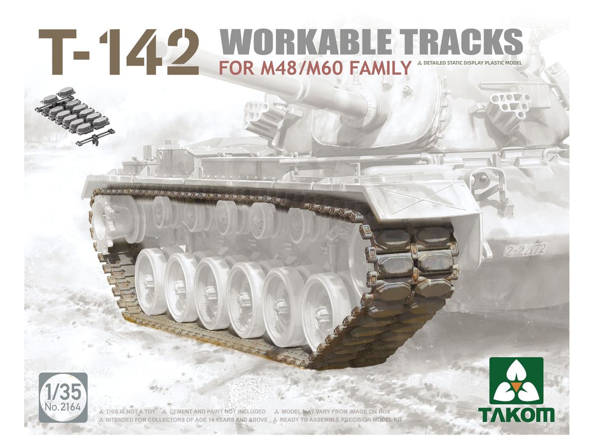 1/35 T-142 連結組立可動式履帯 (M48/M60系用)