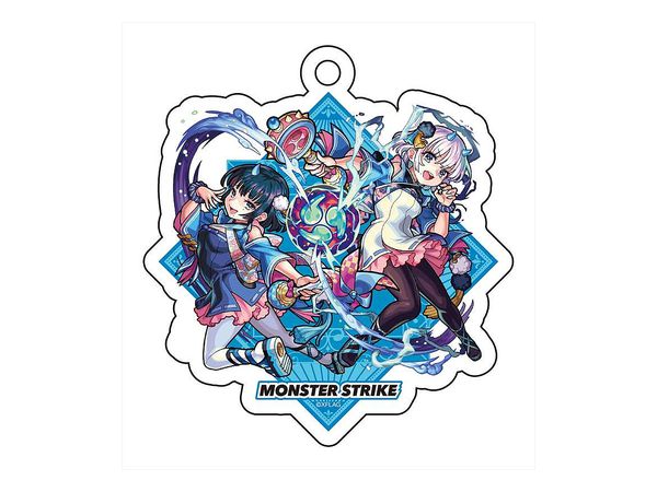 モンスターストライク アクリルキーホルダー 天魔調伏の魔法童女 風神雷神