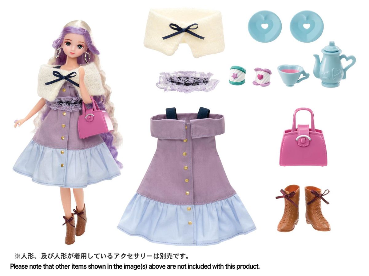 ELLEN'S CLOSET アリスドレスセット グリーン x ベージュ