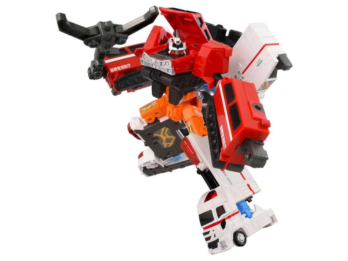 トミカ ジョブレイバー TJBDX ハイパーレスキューブレイバー レッドサラマンダー＋スーパーアンビュランス DXセット