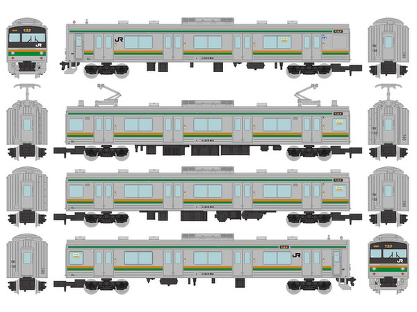 鉄コレJR205系600番代宇都宮線(Y12編成)4両セット