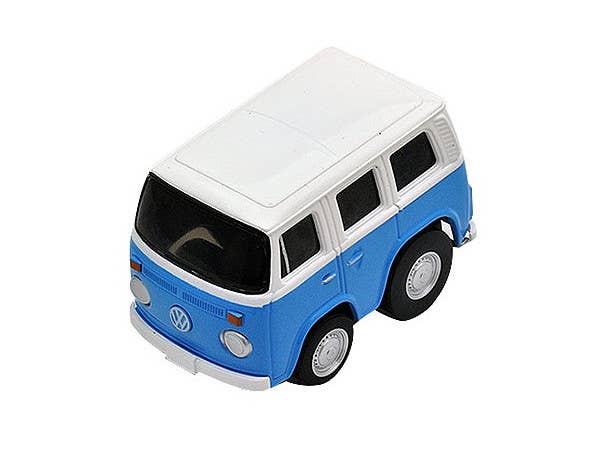 チョロQ zero Z-35d VWマイクロバス (青/白)