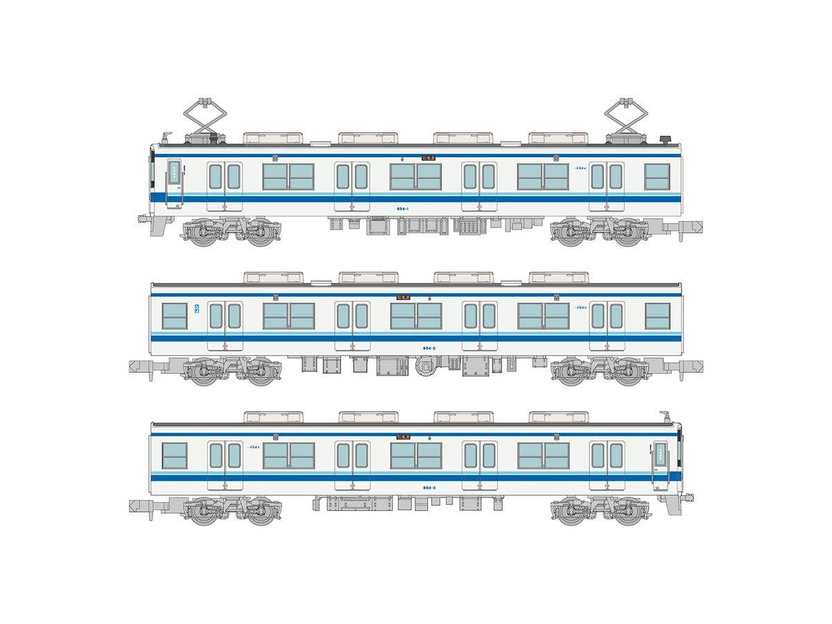 1/150 鉄道コレクション 東武鉄道850型854編成 3両セット