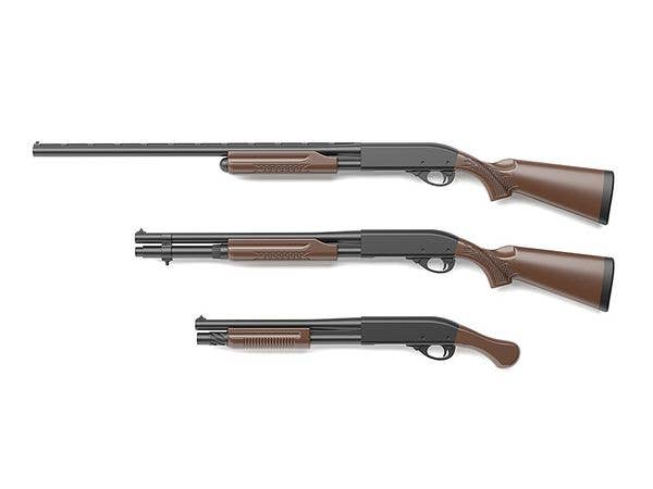 1/12 Little Armory リトルアーモリー [LA055] M870タイプハードウッド