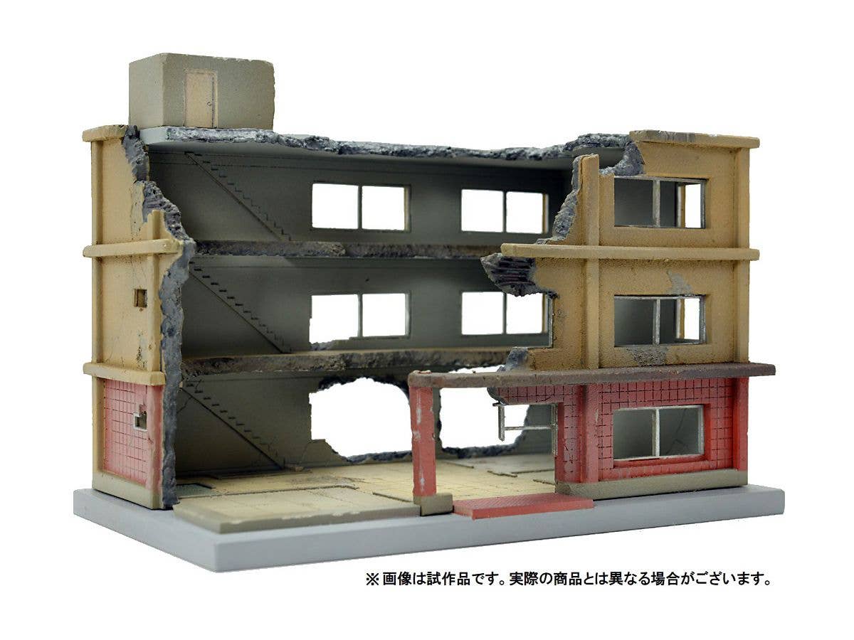 1/144 DCM03ジオ・コム 破壊されたビルB