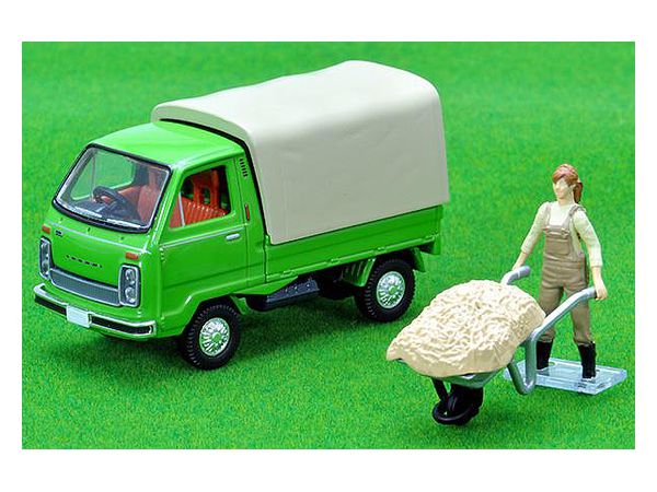 1/64 LV-N15c ホンダ TN-V スーパーデラックス フィギュア付 (緑)