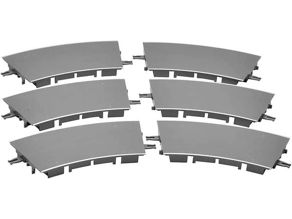1/150 バスコレ走行システム (C-003-2) 道路パーツC140-30-RO (6本セット)