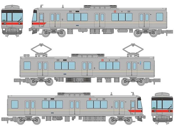 1/150 鉄道コレクション 長野電鉄3000系3両セット A