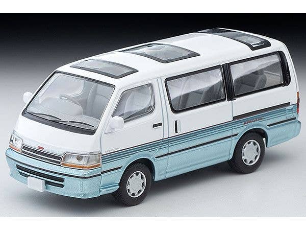 TLV-N208d トヨタ ハイエースワゴン スーパーカスタム (白/水色