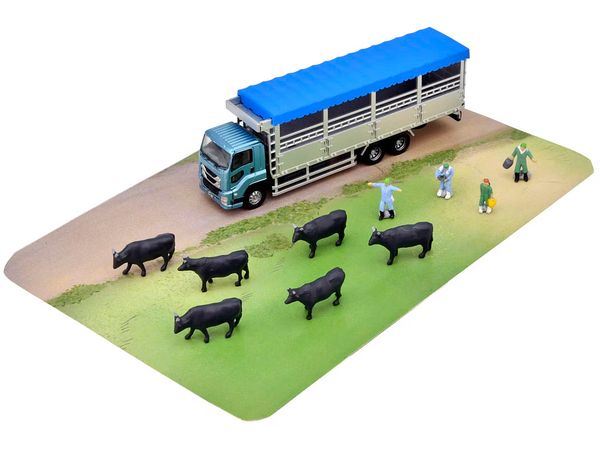 1/150 トラックコレクション 家畜運搬車セットA 畜産