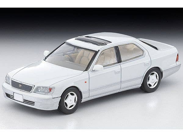 1/64 LV-N356a トヨタ セルシオ C仕様 Fパッケージ (パールホワイト/銀) 97年式