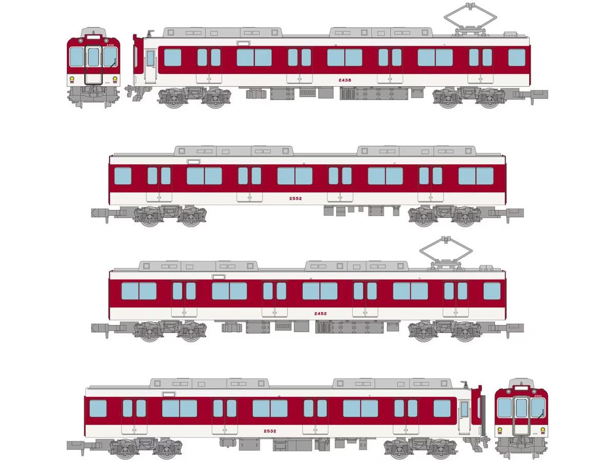 1/150 鉄道コレクション 近畿日本鉄道 2430系 4両セット