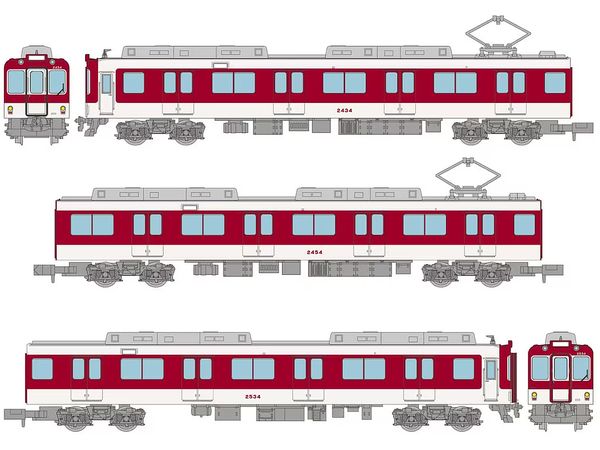 1/150 鉄道コレクション 近畿日本鉄道 2430系 3両セット