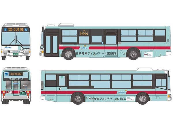 1/150 ザ・バスコレクション 西日本鉄道 西鉄電車アイスグリーン50周年ラッピングバス