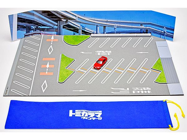 1/64 トミカラマ ヴィンテージ12a 大黒パーキングエリア マットA (日産 シルビア Q's エアロ 95年式付属)