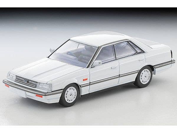 1/64 LV-N351a 日産 スカイライン 4ドアHT 1800 パサージュ (白) 85年式