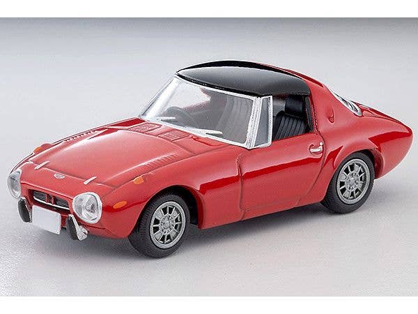 1/64 LV-139d トヨタ スポーツ800 カスタムホイール装着車 (赤) 69年式