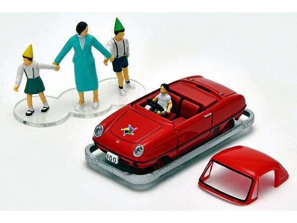 1/64 こどもの国xTLV ダットサン ベビイ レストア車(赤) フィギュア付