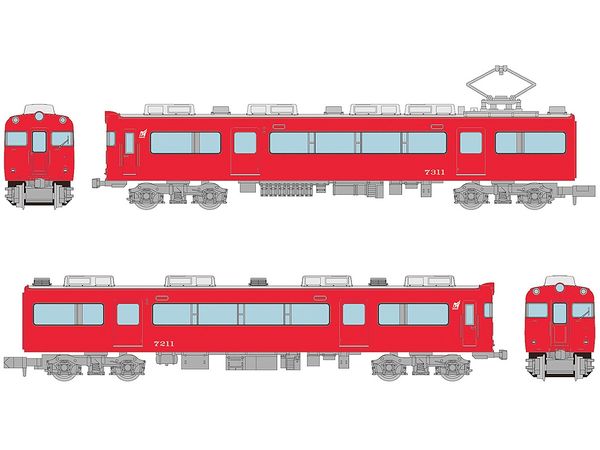1/150 鉄道コレクション 名古屋鉄道7300系 2両セット