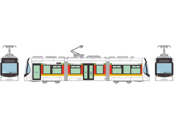 1/150 鉄道コレクション 富山地方鉄道市内軌道線 T100形(第4編成) 104号車