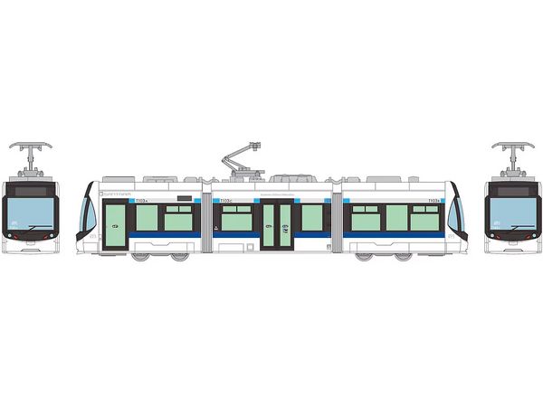 1/150 鉄道コレクション 富山地方鉄道市内軌道線 T100形(第3編成) 103号車