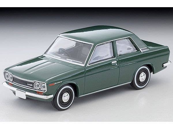 1/64 LV-219a ダットサン ブルーバード 2ドアセダン 1400スタンダード (緑) 70年式