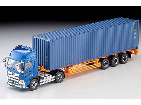 1/64 LV-N292e 日野プロフィア 40ft海上コンテナトレーラ (東邦車輛TC36H1C34) (青)