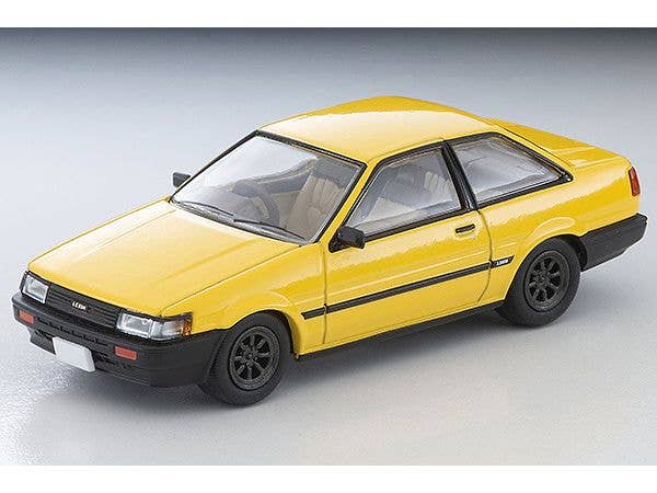 1/64 LV-N284f トヨタ カローラレビン 2ドア GT RSワタナベホイール装着車(黄)83年式
