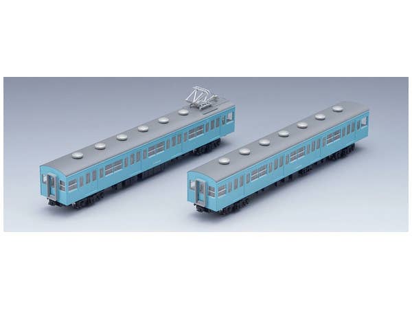 103系通勤電車(初期型非冷房車・スカイブルー)増結セット