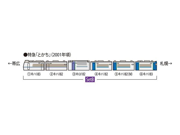 JR キハ183系特急ディーゼルカー(とかち)セットB