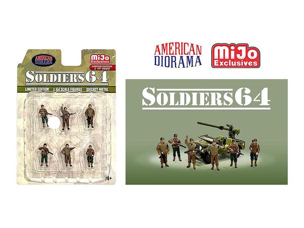 1/64 Figure Set - Soldiers64