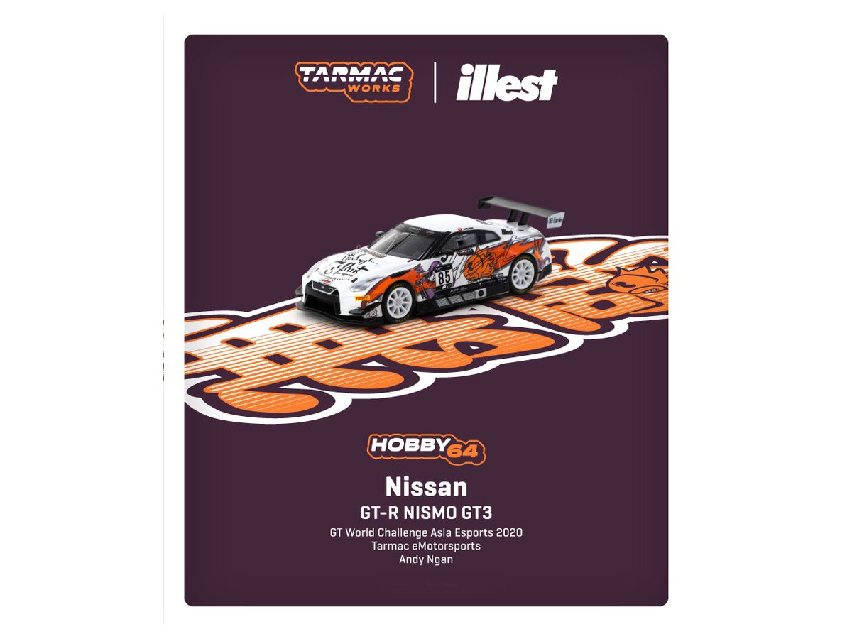 1/64 Nissan GT-R NISMO GT3  GT World Challenge Asia Esports 2020  Tarmac eMotorsports