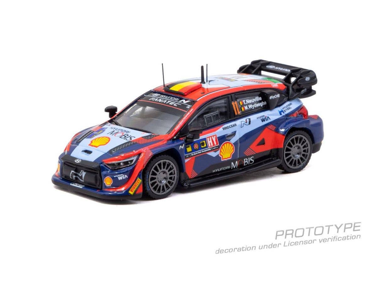 1/64 Hyundai i20 N Rally1 Hybrid WRC Central European Rally 2023 Winner Thierry Neuville / Martijn Wydaeghe