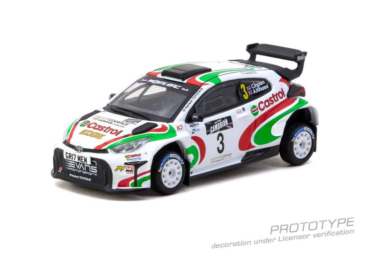 1/64 Toyota GR Yaris Rally2 British Rally Championship 2024 Champion Chris Ingram / Alex Kihurani