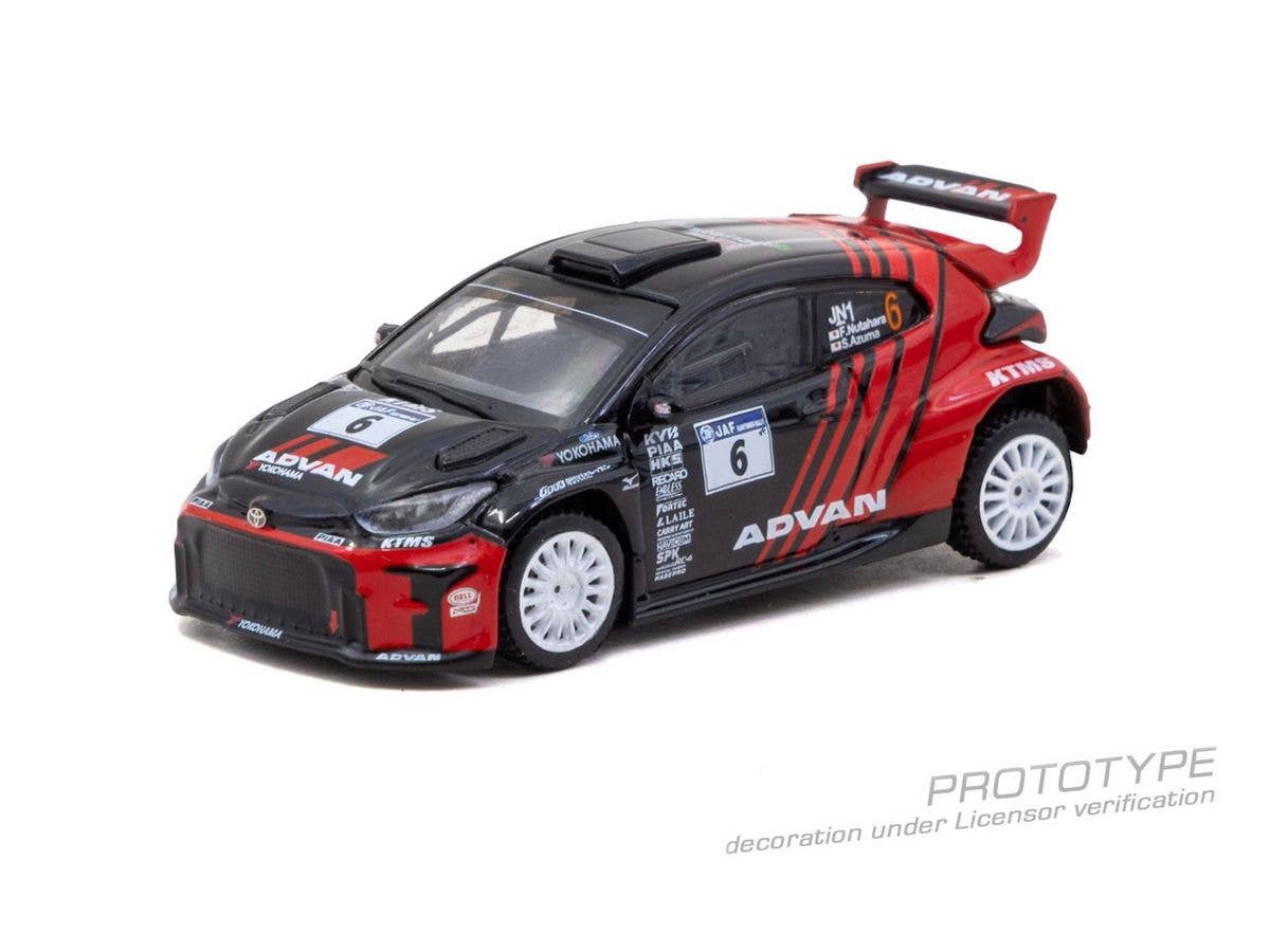 1/64 Toyota GR Yaris Rally2 Japanese Rally Championship 2024 Fumio Nutahara / Shungo Azuma