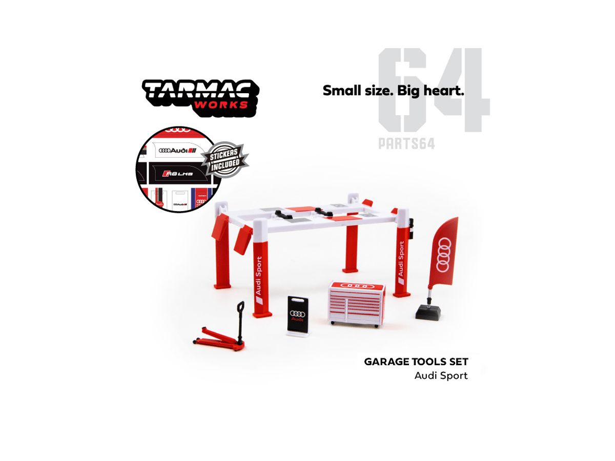 1/64 Garage tools set Audi Sport