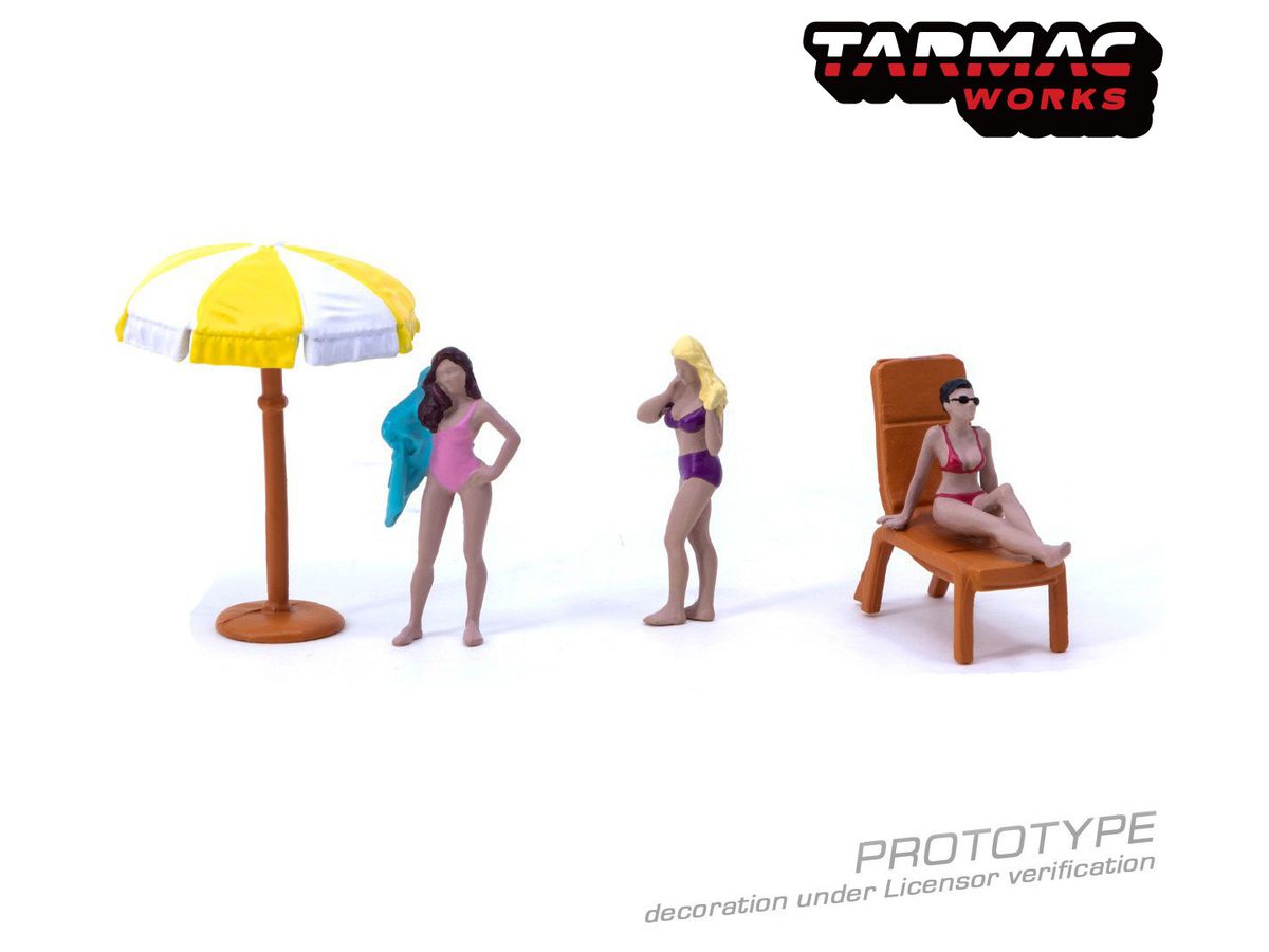 1/64 Figures Beach Girls