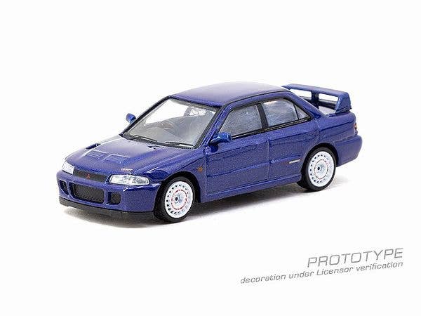 1/64 Mitsubishi Lancer GSR Evolution II Blue (Paper Box)