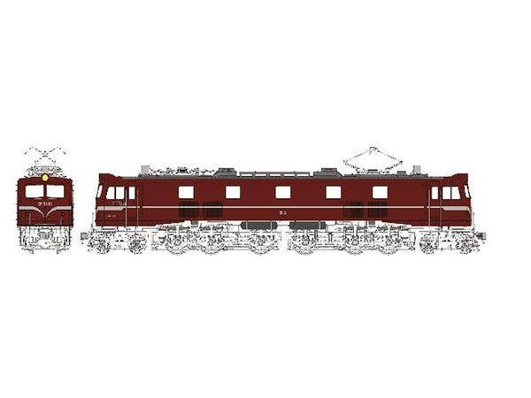 国鉄EF5861 (一般使用時・深紅色) 塗装済完成品