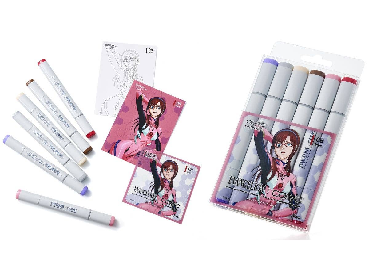 EVANGELION x COPIC Mari Color Set